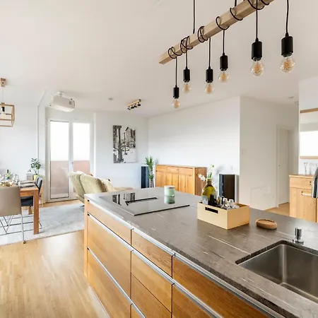 Apartment Edler Wohnraum Panoramablick 3 Sz Boxspringbetten, E-ladestation, Kaffeevollautomat, Klima, Lift, Terrasse & 2xtg Graz