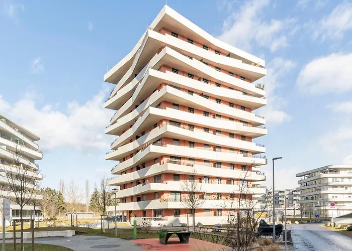 Edler Wohnraum Panoramablick 3 Sz Boxspringbetten, E-ladestation, Kaffeevollautomat, Klima, Lift, Terrasse & 2xtg Apartament Graz