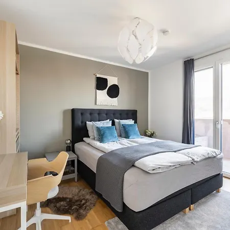 Edler Wohnraum Panoramablick 3 Sz Boxspringbetten, E-ladestation, Kaffeevollautomat, Klima, Lift, Terrasse & 2xtg * Graz